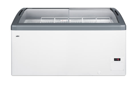 Curved Top Commercial Ice Cream Freezer Made in Denmark