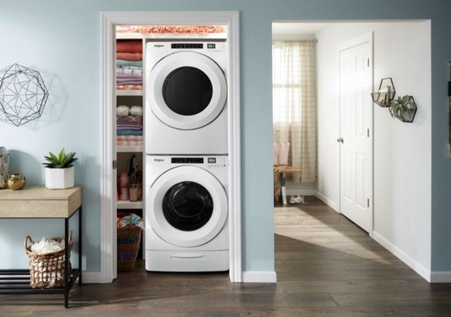 Stacking kit for front load washer-dryer
