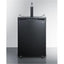 Freestanding residential beer dispenser in black, auto defrost w/digital thermostat; sold without tap kit for do-it-your