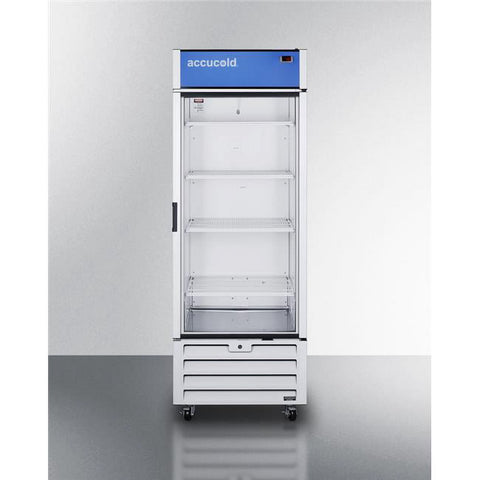 Accucold Full-sized glass door commercial beverage center (Model SCRR261G)