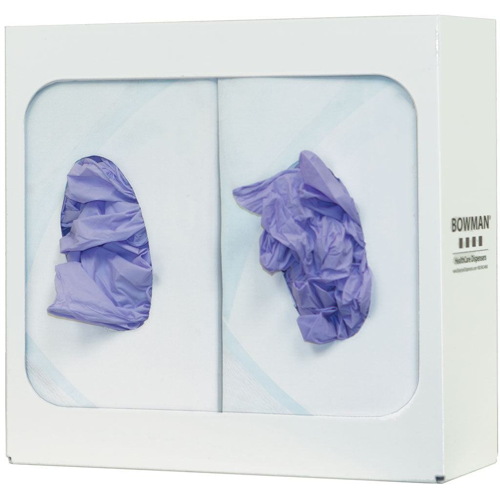 Bowman Glove Box Dispenser Steel White Secondary image