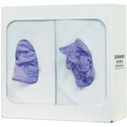 Bowman Glove Box Dispenser Steel White