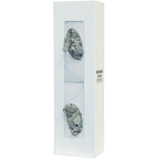 Bowman Glove Box Dispenser Space Saver Vertical Steel White
