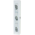 Bowman Glove Box Dispenser Space Saver Vertical Steel White
