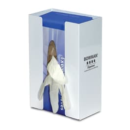 Bowman Dispensers Bowman Single Glove Box Dispenser, White Steel Large • 6.5" x 3.8"D x 9.96"H