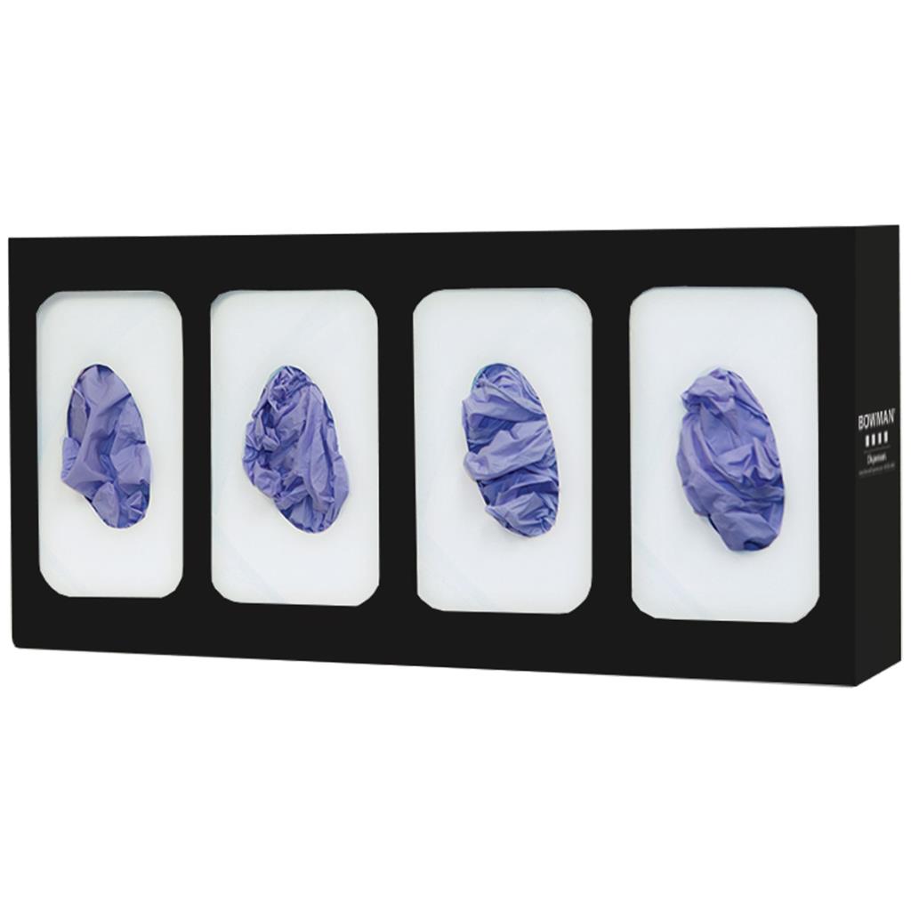 Bowman Glove Box Dispenser Divided Vertical/Horizontal Steel