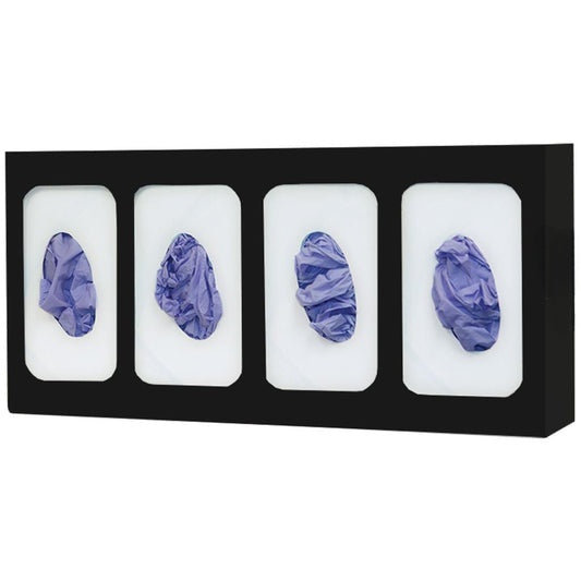 Glove Box Dispenser - Quad - Divided