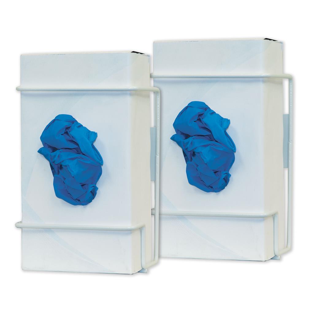 Bowman Glove Box Dispenser Vertical/Horizontal Wire White Main image