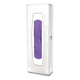 Bowman Dispensers Bowman PETG Extra Long Single Glove Box Dispenser • 5.45"W x 2.95"D x 16.1"H