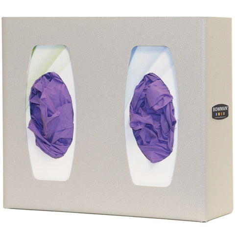 Bowman Dispensers Glove Box Dispenser - Double - Divided (Model GL020-0212)