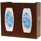 Bowman Glove Box Dispenser Divided Vertical/Horizontal Cherry ABS
