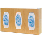 Bowman Glove Box Dispenser Divided Vertical/Horizontal Maple ABS