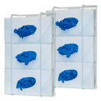 Bowman Glove Box Dispenser Vertical/Horizontal Wire White