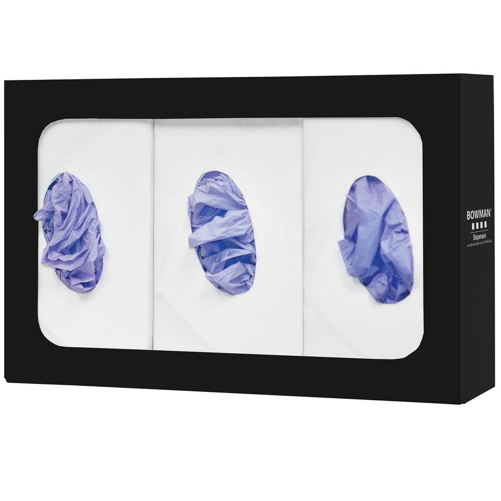 Bowman Glove Box Dispenser Vertical/Horizontal Steel Black Secondary image
