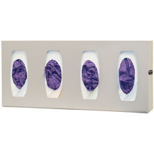 Glove Box Dispenser - Quad - Divided (Model GL040-0212)