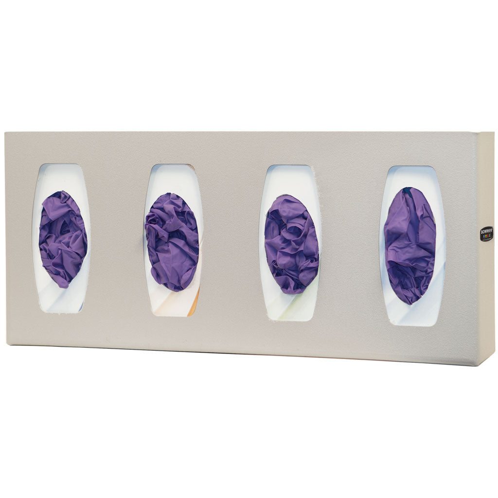 Glove Box Dispenser - Quad - Divided - GL040-0212