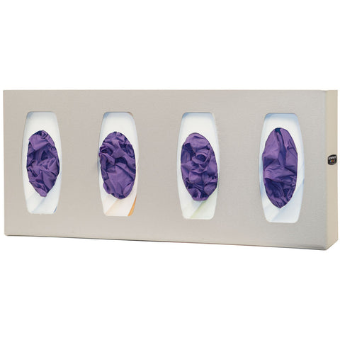 Bowman Dispensers Glove Box Dispenser - Quad - Divided (Model GL040-0212)