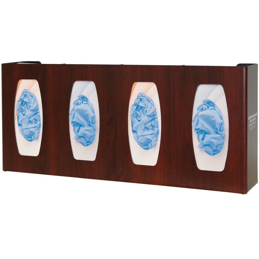 Bowman Dispensers Glove Box Dispenser - Quad - Divided (Model GL040-0233)