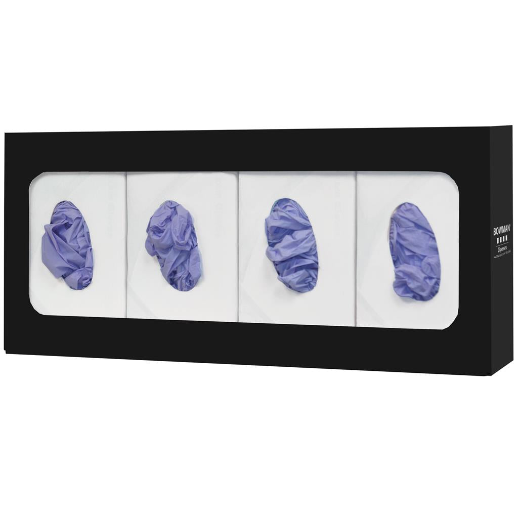 Bowman Glove Box Dispenser Vertical/Horizontal Steel Black