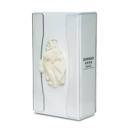 Bowman Dispensers Bowman PETG Slim Single Food Service Glove Box Dispenser • 5.08"W x 2.95"D x 9.1"H