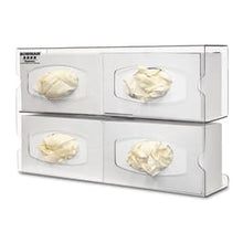 Bowman PETG Glove Box Dispenser, Premium Quad • 20.1"W x 3.95"D x 11.3"H