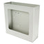 Double Glove Box Holder for M-Series or A-Series Medical Carts, Rail Clip Mount, GLOVEBOX2RC