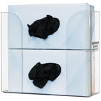 Bowman Glove Box Dispenser Top Loading PETG Clear