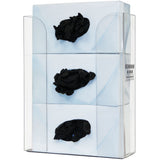 Bowman Glove Box Dispenser Top Loading PETG Clear