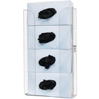 Bowman Glove Box Dispenser Top Loading PETG Clear