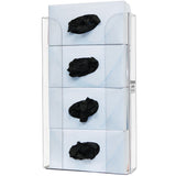 Bowman Glove Box Dispenser Top Loading PETG Clear