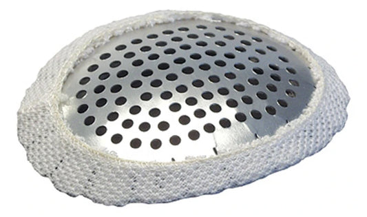 Glass Dressing Jar  3" x 3"