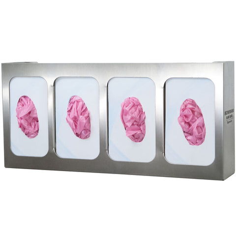 Bowman Dispensers Glove Box Dispenser - Quad - Divided (Model GS-124)