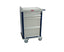 OptimAL Line, All Aluminum, DISPILL Compatible Cart with 18" Self Closing Slides, Single Column Cart with Internal Locki