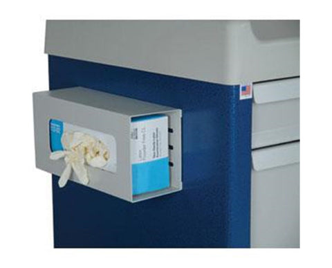 Harloff Glove Box Holder - Aluminum, Mounts Directly to Cart; for V-Series