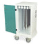 Tall Savary Dilator Mobile Storage Cabinet with Drying Package, Latch secured, non locking, 36 dilator capacity
