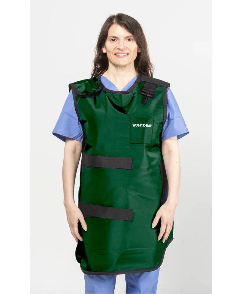 SPECIAL PROCEDURE APRON - .5 mm Regular Lead 21X36 Hunter Green- Small Main image