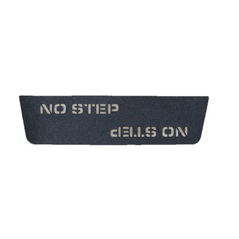 Footrest Gripper Sticker "No Step"