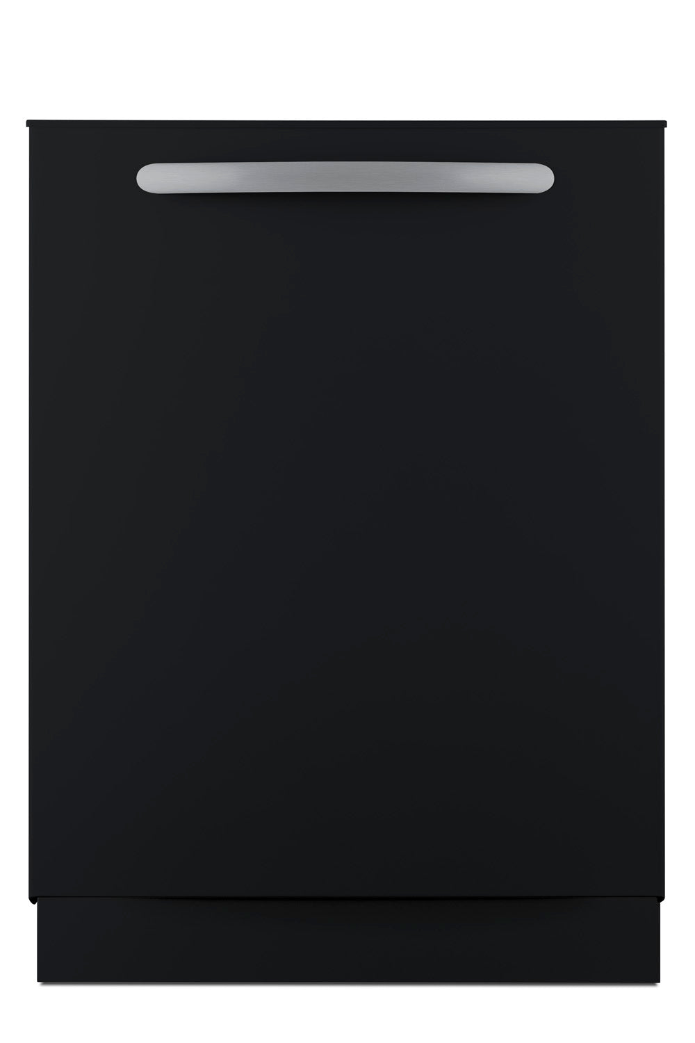 Accucold 24" wide ENERGY STAR certified ADA height dishwasher in black with top-mount controls