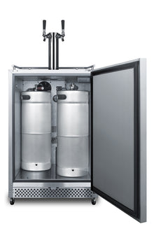 Commercially approved dual tap kit for kombucha dispensing