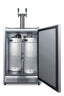 Commercially approved dual tap kit for kombucha dispensing