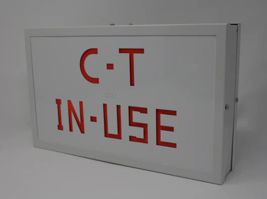 In-Use Signs Hardwired: "CT in Use"
