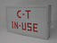 In-Use Signs Hardwired: "CT in Use"