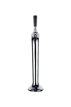 Tapping equipment with single tower in curved design