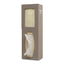 Bowman Aluminum Mask and Tissue Holder • 7.21"W x 4.29"D x 15.11"H