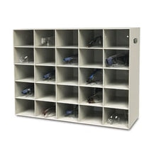 Bowman ABS 25 Place Safety Glass Holder • 20.75"W x 7.13"D x 15.75"H