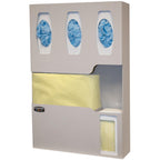 Bowman PPE Organizer Glove Wall/Door Quartz ABS Beige