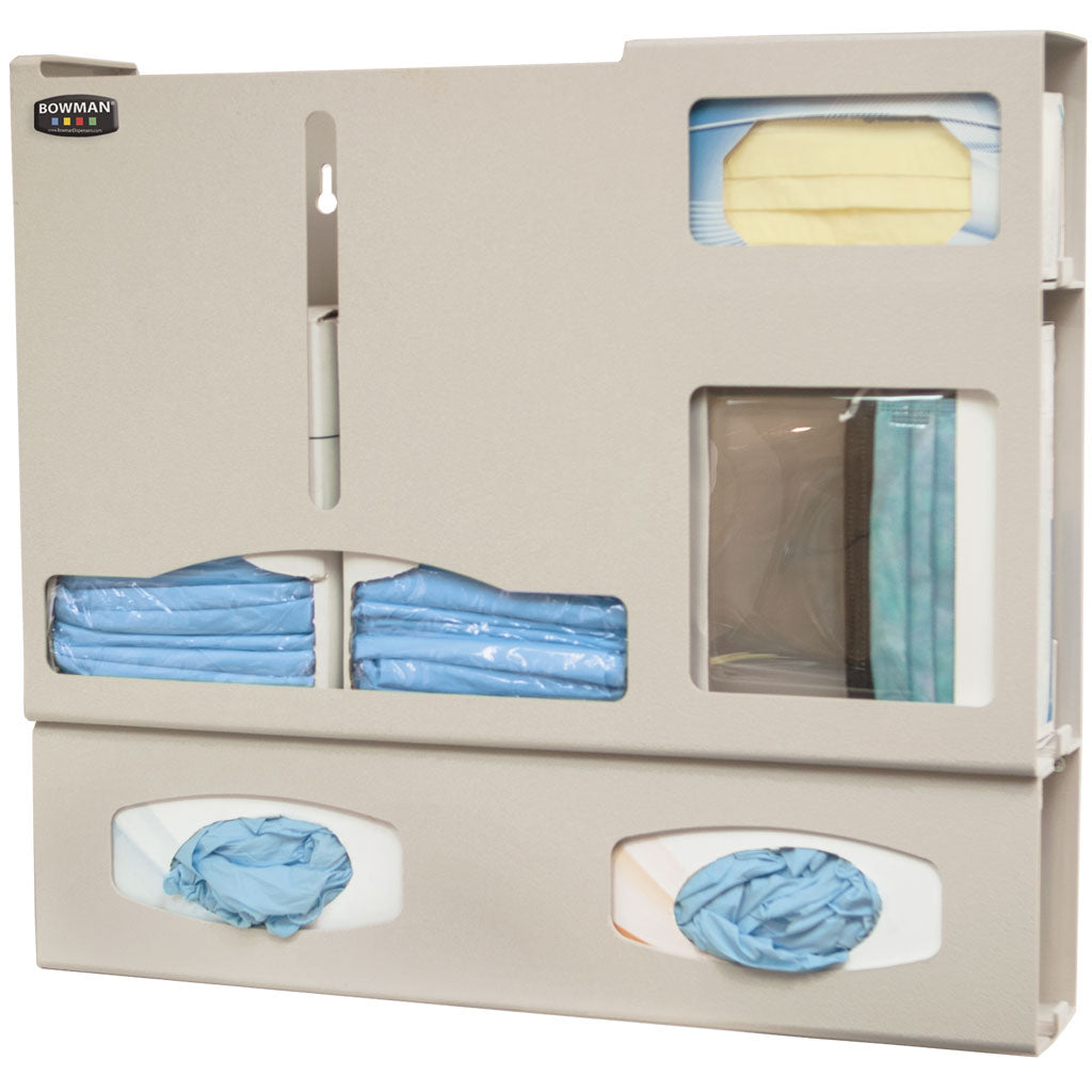 Bowman PPE Organizer Glove Wall/Door Quartz ABS Beige Secondary image