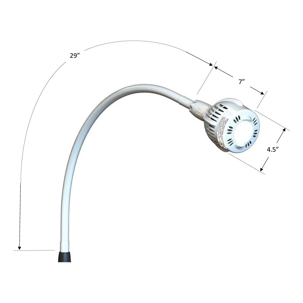 LE 50 Standard Beam - Extension Arm & Universal Wall Mount - specifications