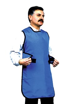 QUICK DROP APRON - .25 mm   Lead Free with Collar   26x42 Royal Blue - Extra Extra Large Main image