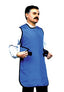 QUICK DROP APRON - .25 mm   Lead Free with Collar   24X42 Royal Blue - Large
